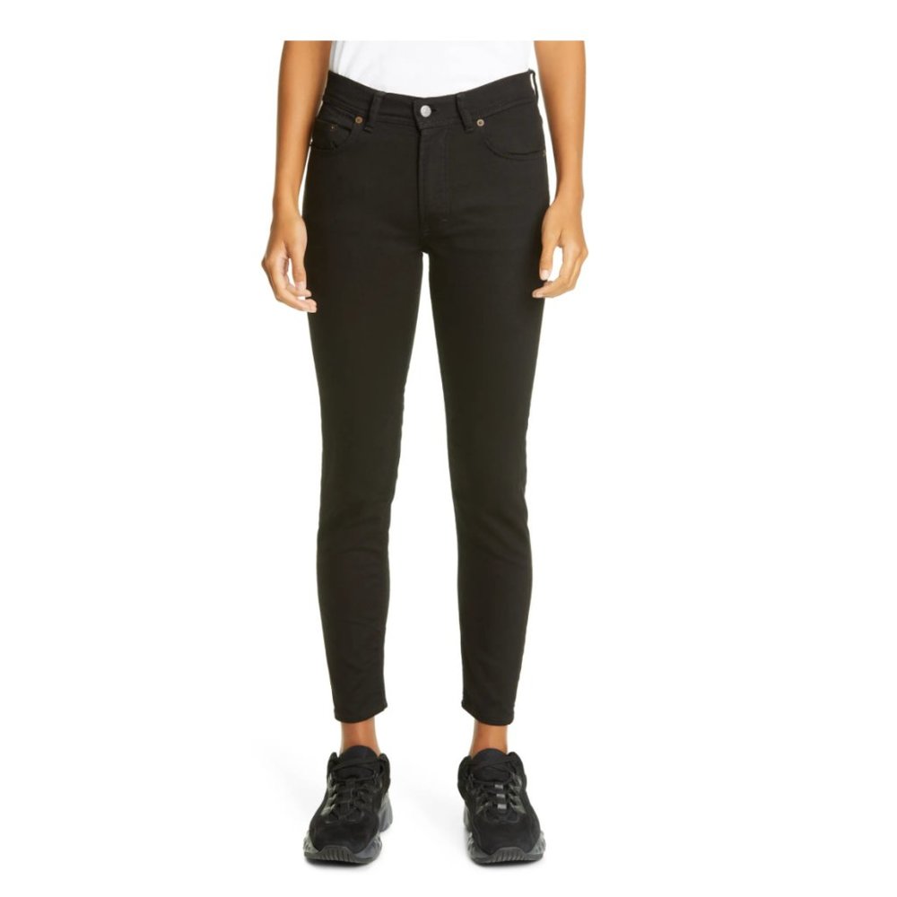 ACNE STUDIOS Melk High Waist Ankle Skinny Jeans